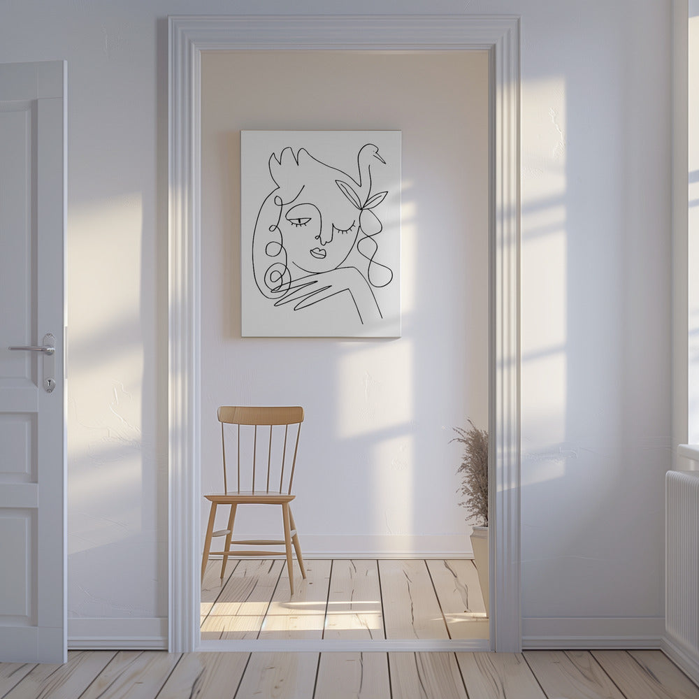 Weißer Schwan | Leinwand