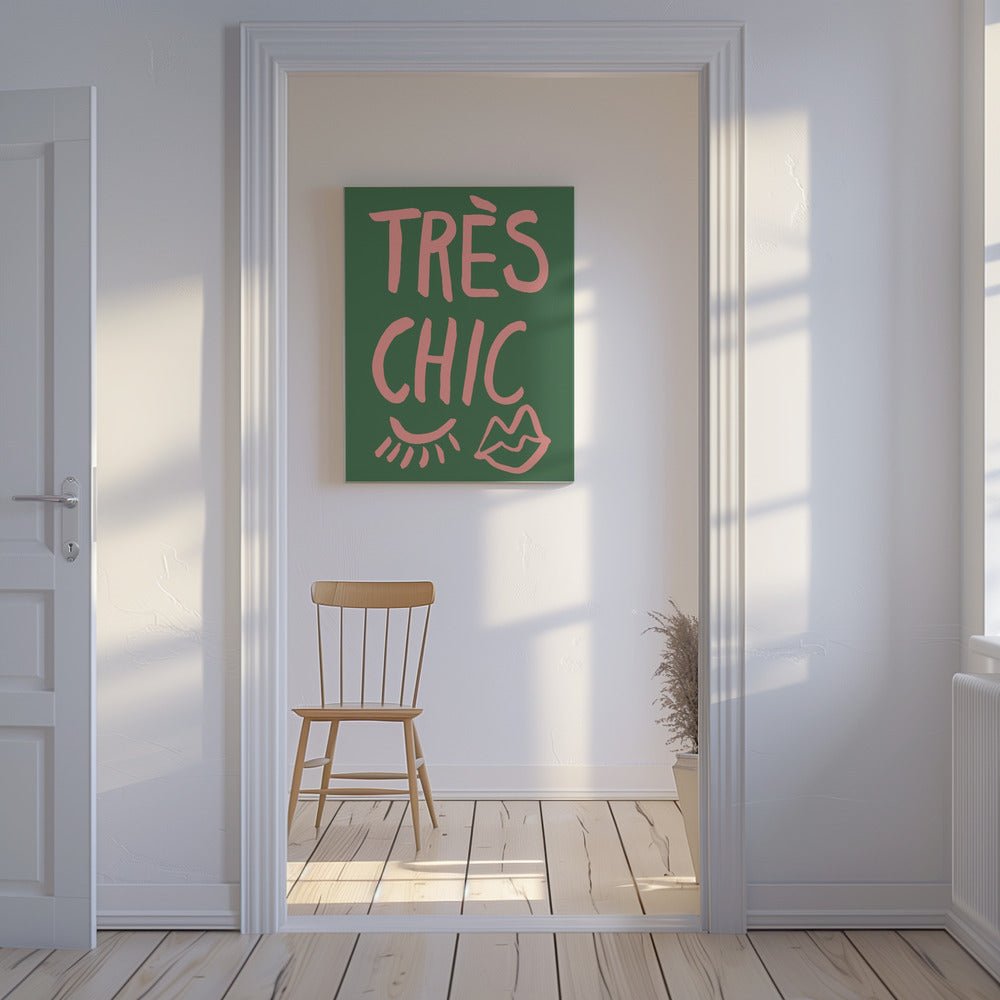 Très Chic Grün | Leinwand