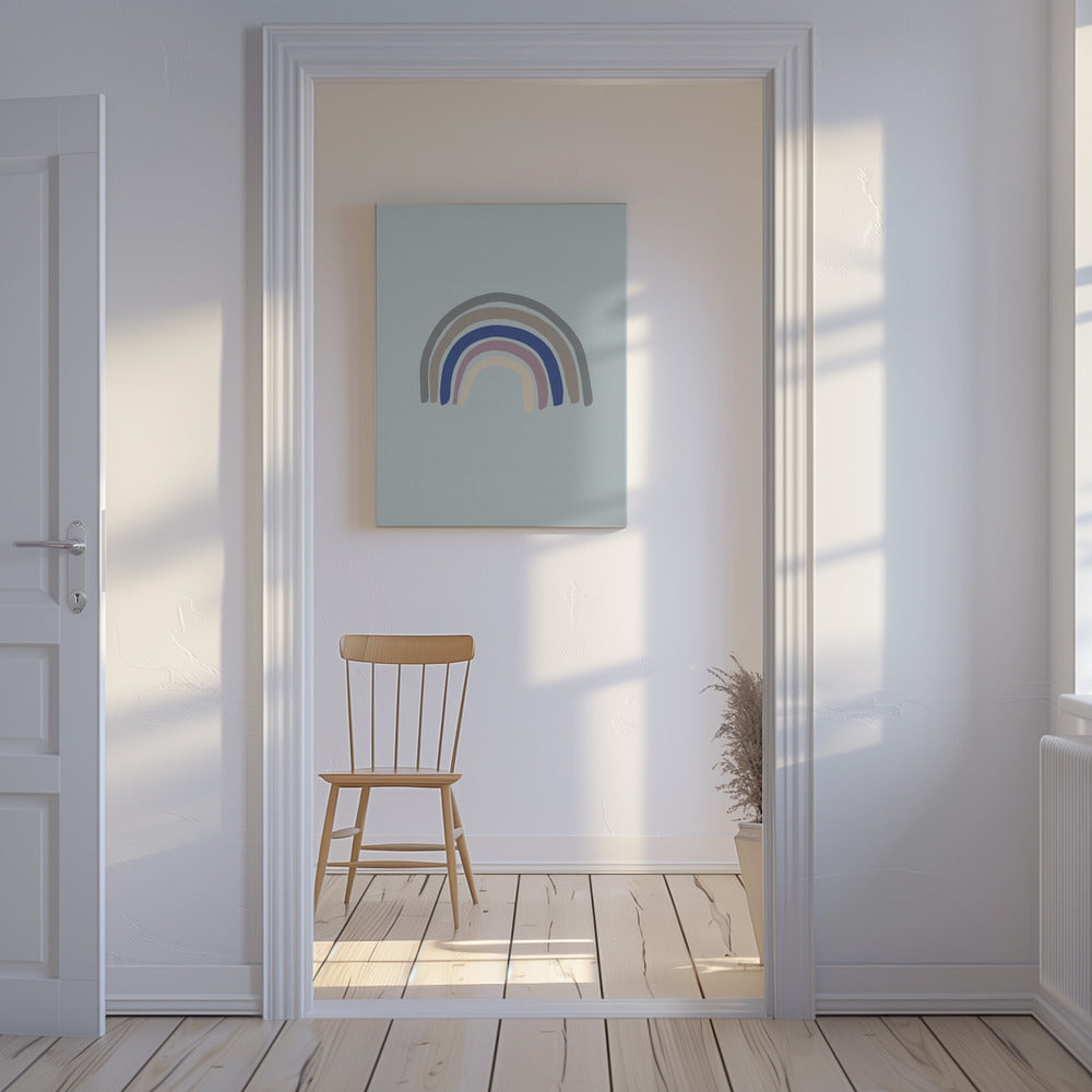 Regenbogenblau | Leinwand