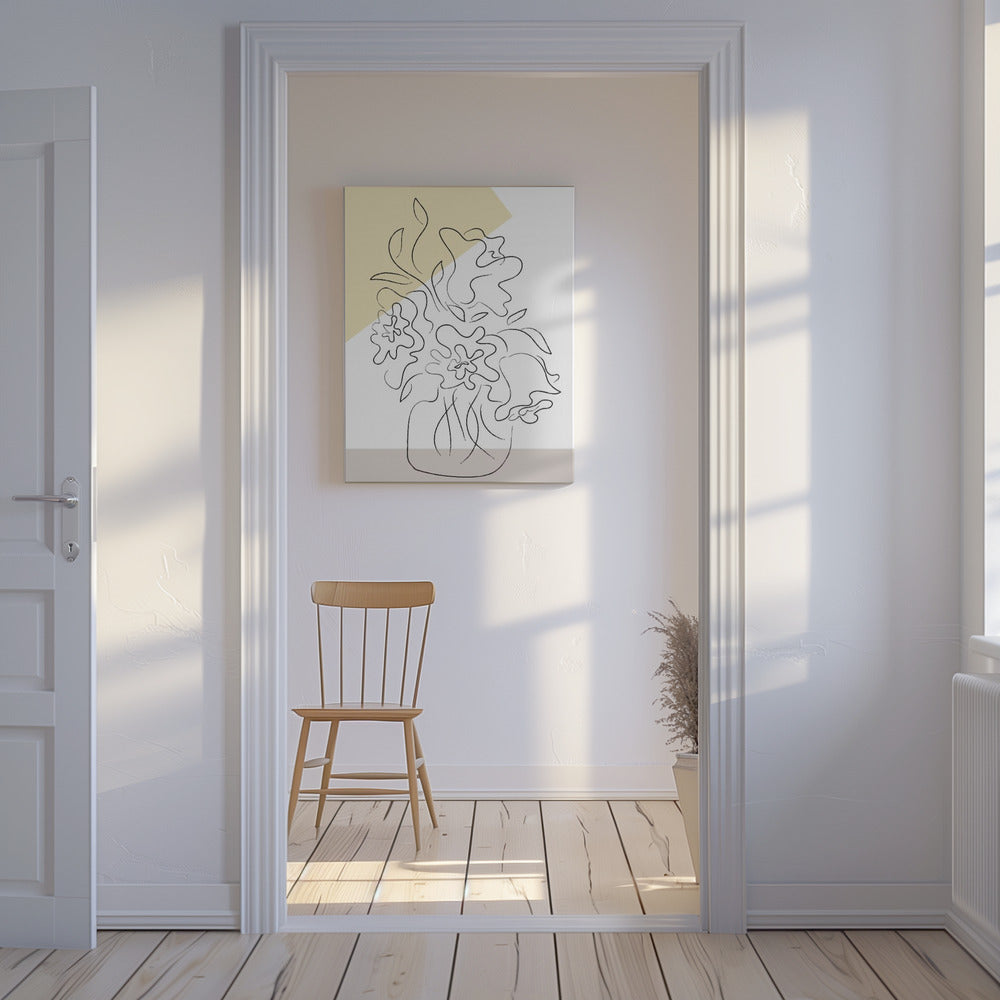 Blumenstrauß Modern | Leinwand