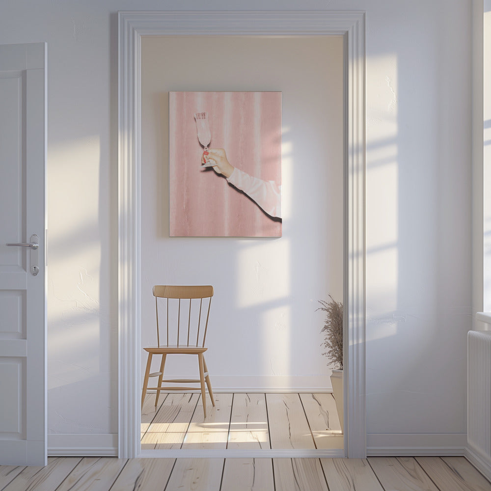 Auf Pink 02 | Leinwand