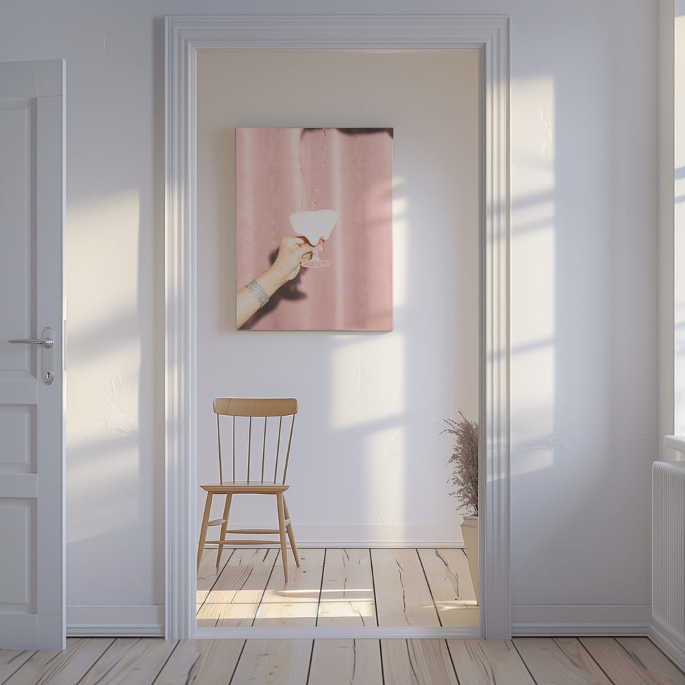 Auf Pink 04 | Leinwand