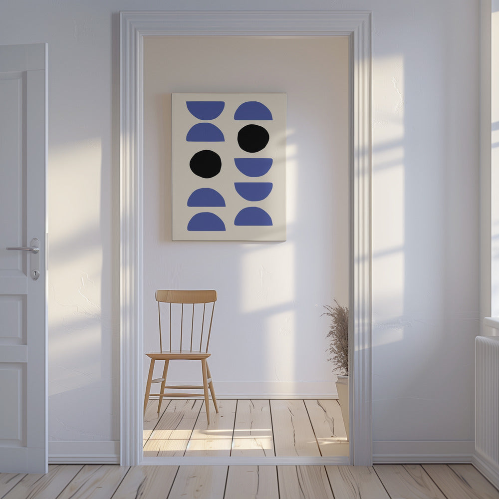 Blaue Formen | Leinwand