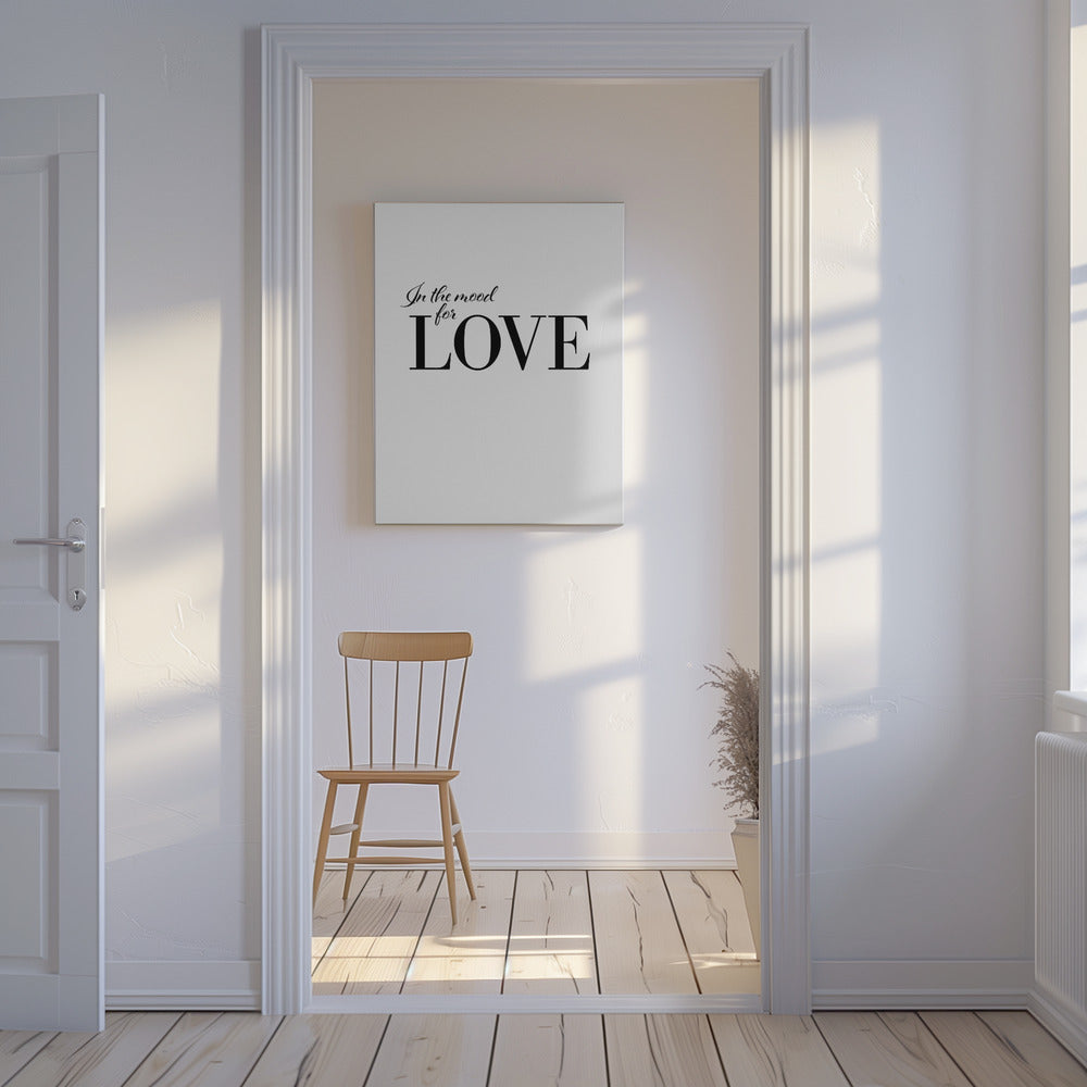 In der Stimmung für Liebe | Leinwand