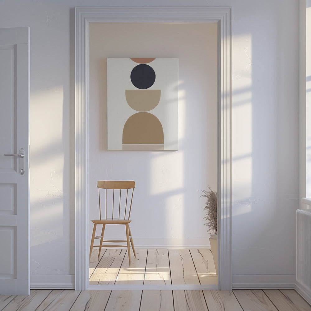 Abstrakte geometrische Harmonie | Leinwand
