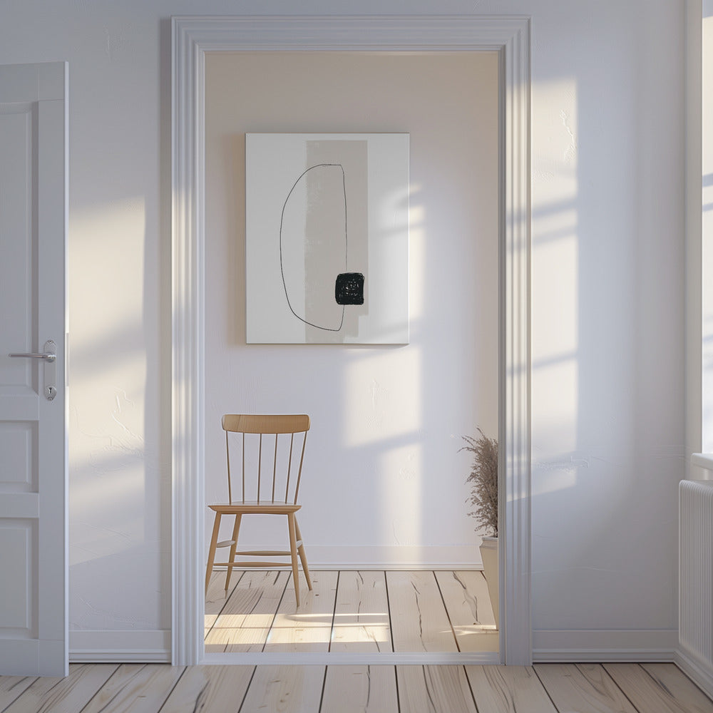 Minimalistische Harmonie | Leinwand