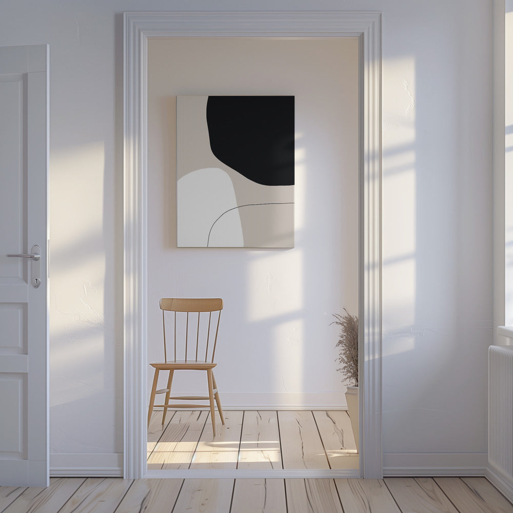 Monochrome Shapes | Canvas