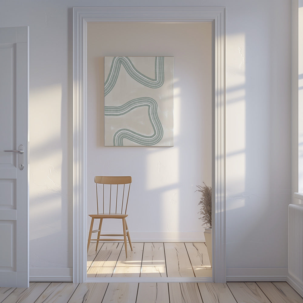 Curved Tranquility | Canvas