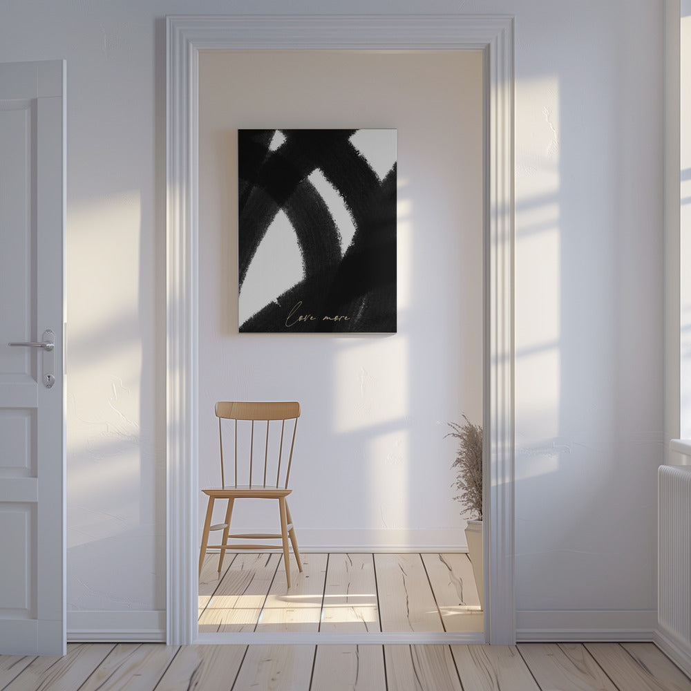 Abstrakter Weg der Liebe | Leinwand