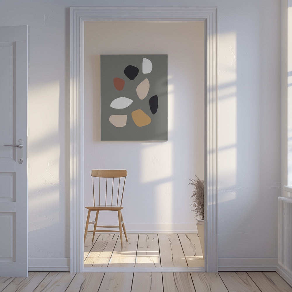 Earthy Shapes Dance | Canvas