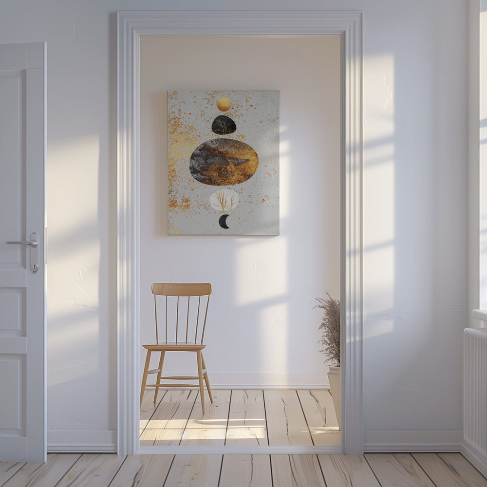 Sonne und Mond | Leinwand