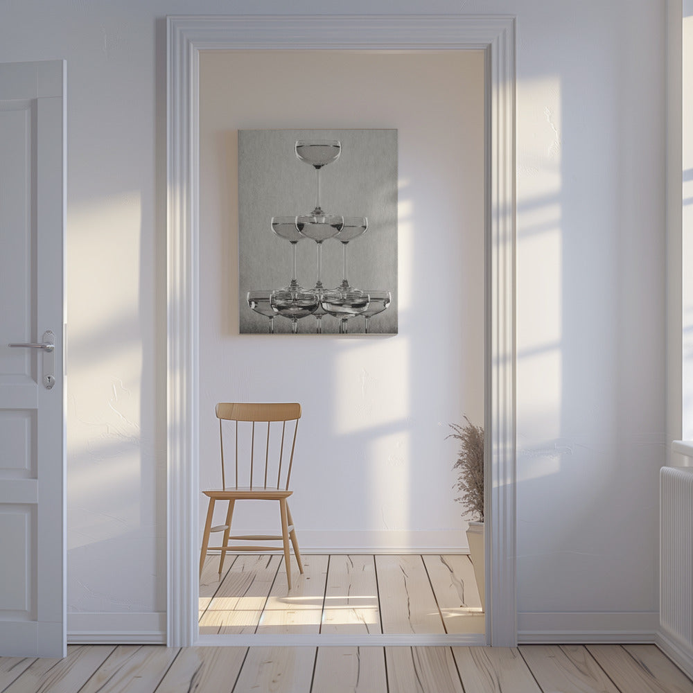 Champagne tower_9 | Canvas