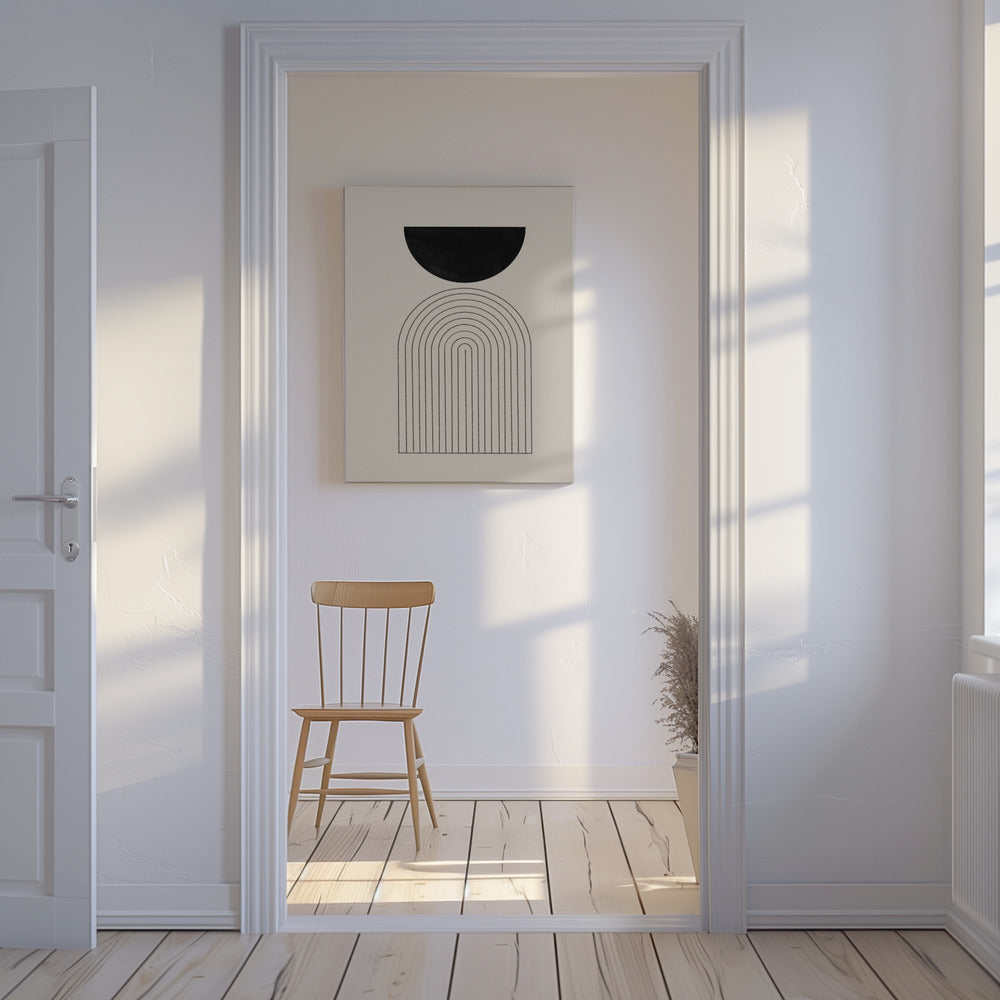 Minimalistische Balance | Leinwand