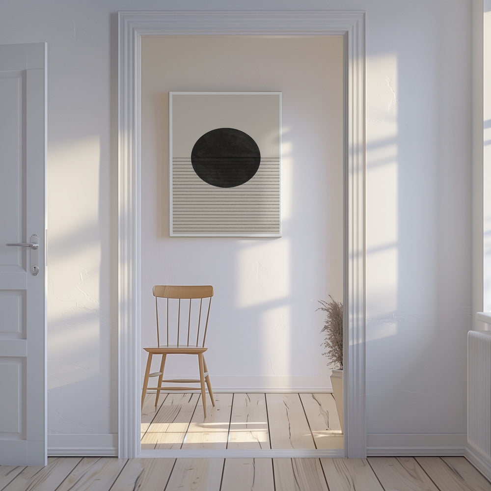 Monochromer Horizont | Leinwand