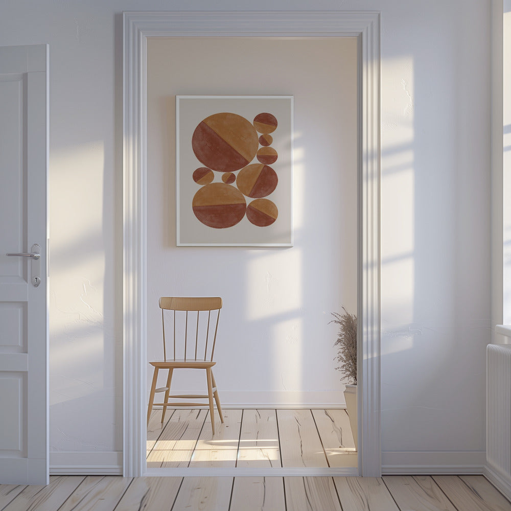 Kreisförmige Harmonie | Leinwand