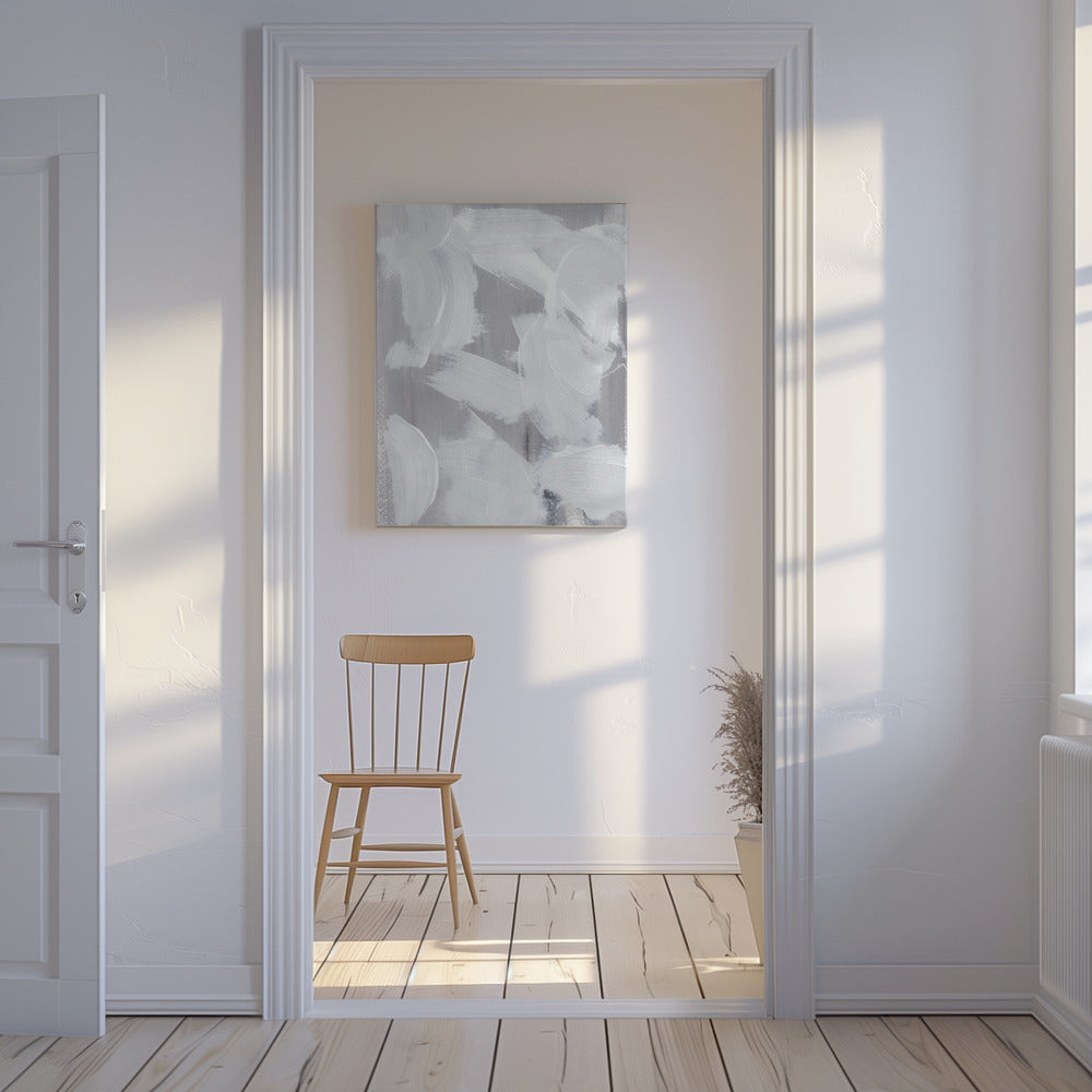 Grey touching White | Canvas