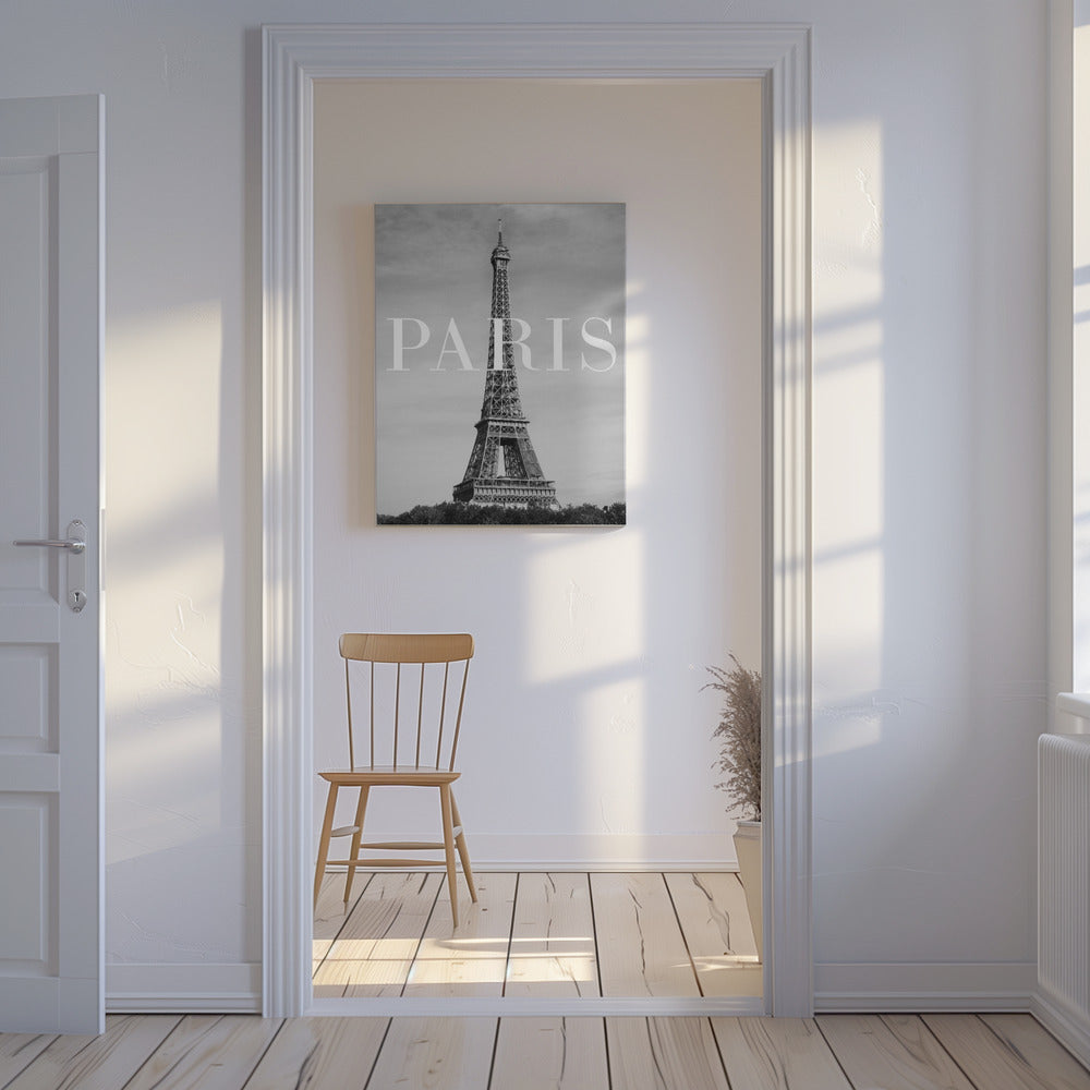 Paris Text 2 | Leinwand
