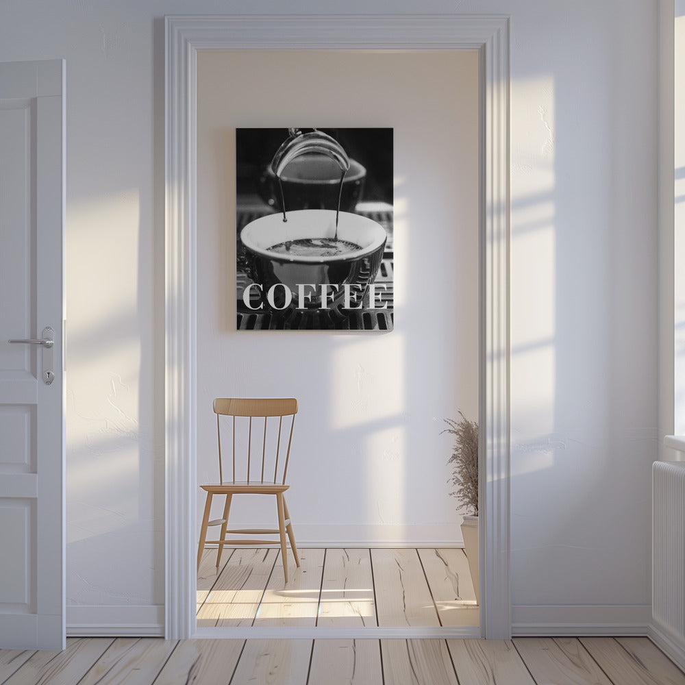 Kaffeetext 2 | Leinwand