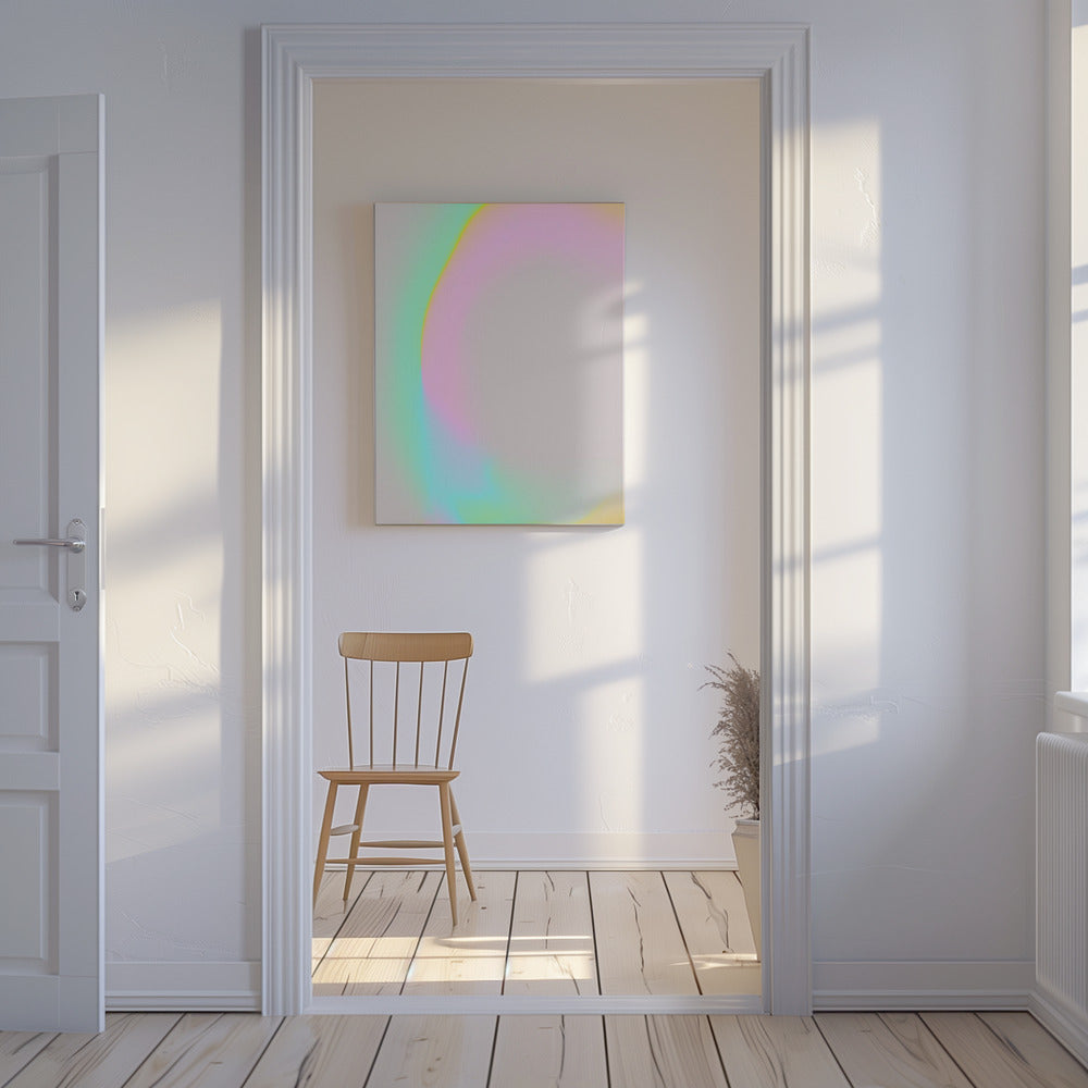 Pastell Glow Curve | Leinwand