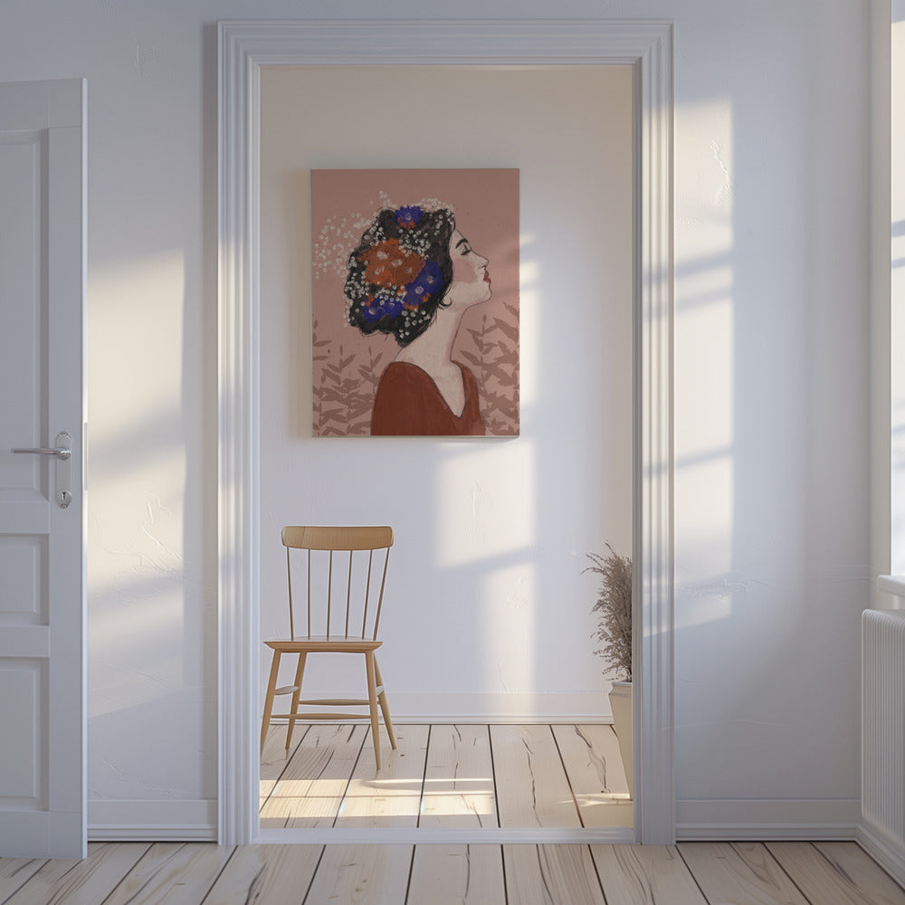 Blüten im Profil | Leinwand