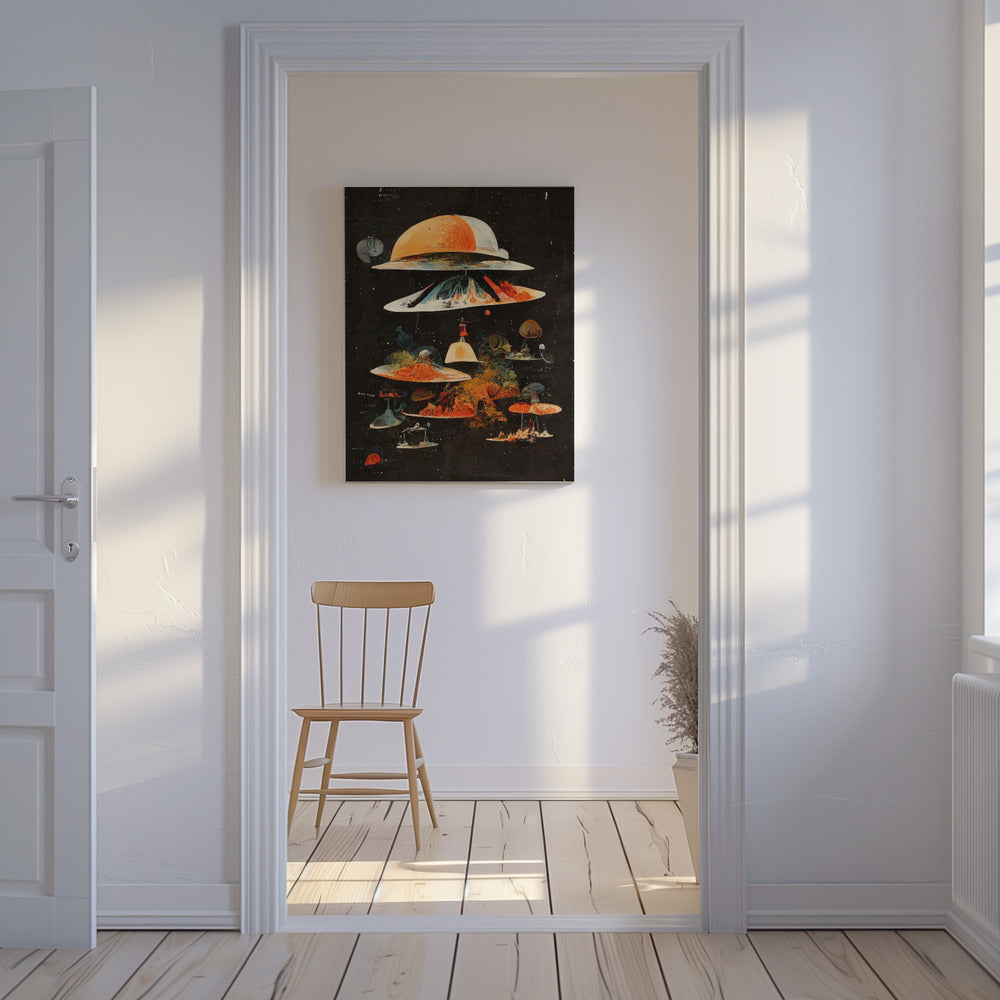Himmlische Schichten | Leinwand