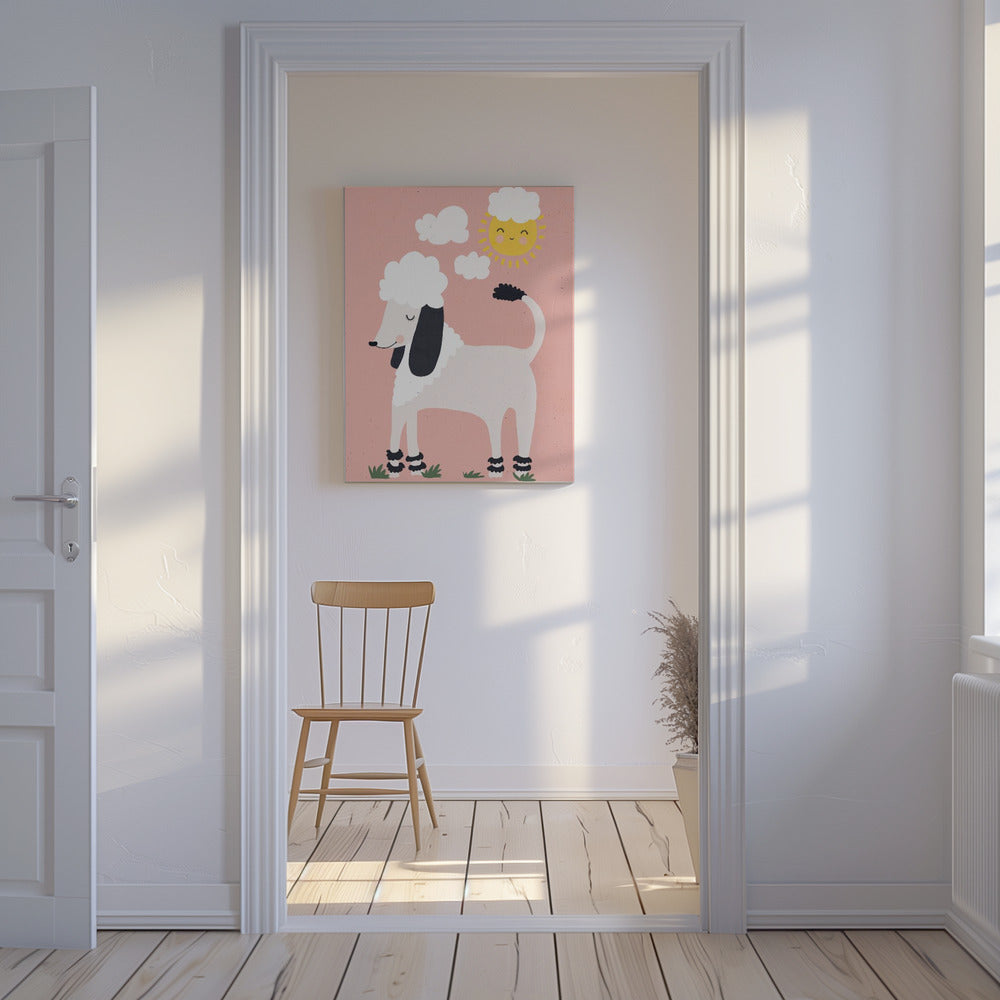 Poodle Sunshine | Canvas