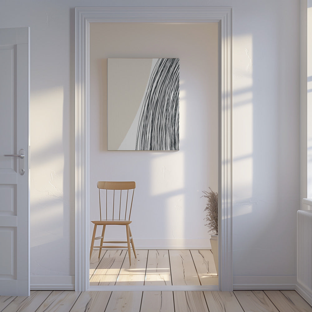 Curved Lines Harmony | Canvas