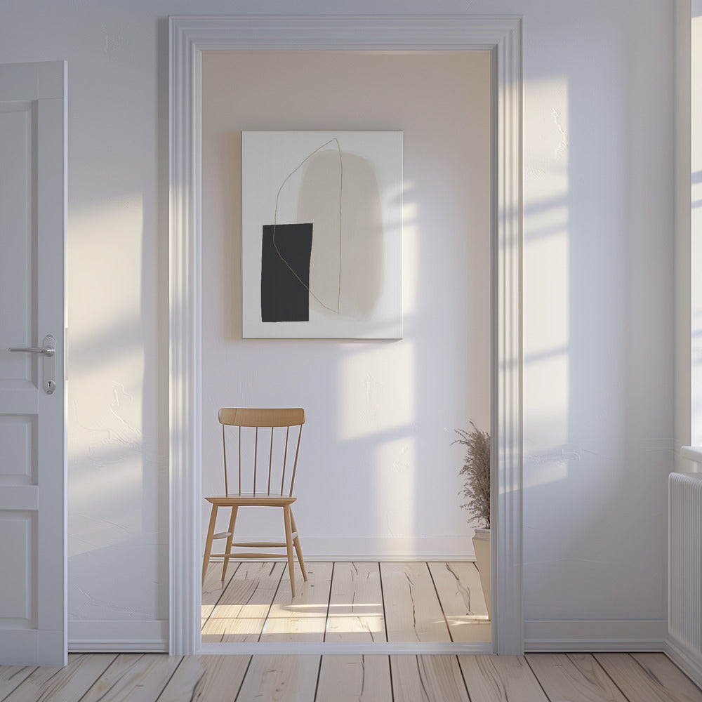 Harmonie im Minimalismus | Leinwand