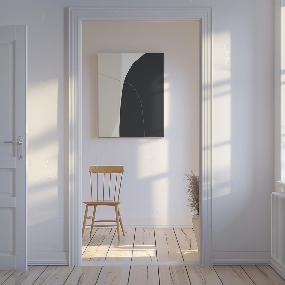 Delicate Curved Shapes | Canvas