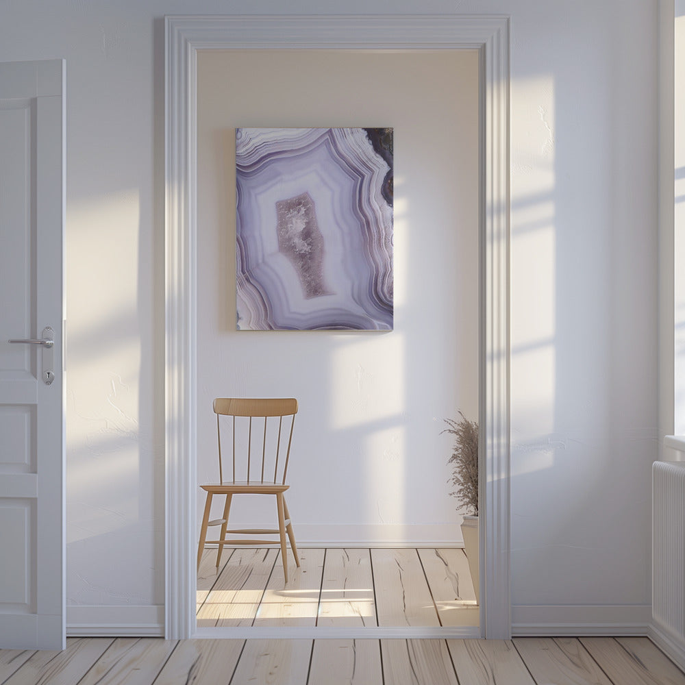 Lila Achat | Leinwand