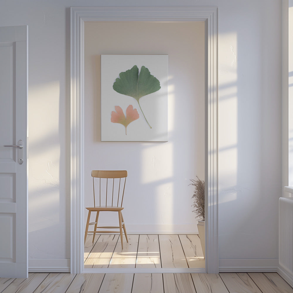 Pastell Ginkgo | Leinwand