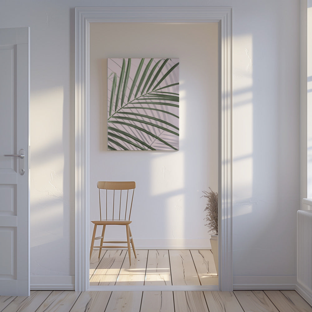 Palmblattschatten | Leinwand