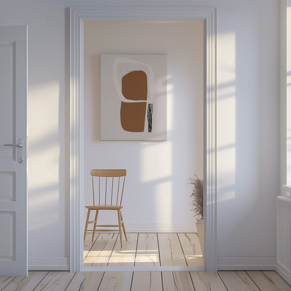 Minimalistische Essenz | Leinwand
