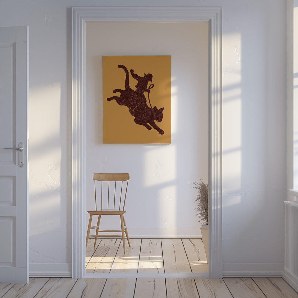 RODEO-KATZE | Leinwand