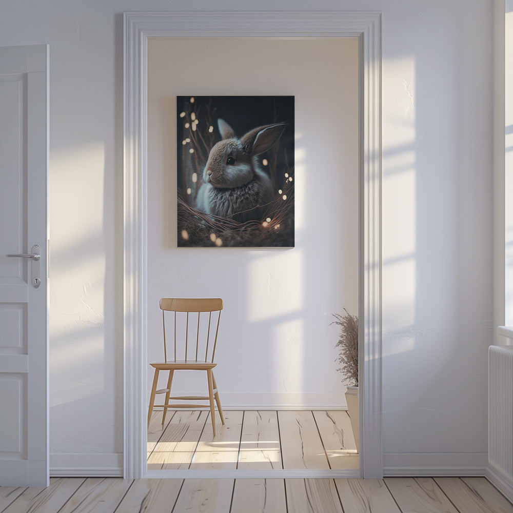 Verzauberter Hase | Leinwand