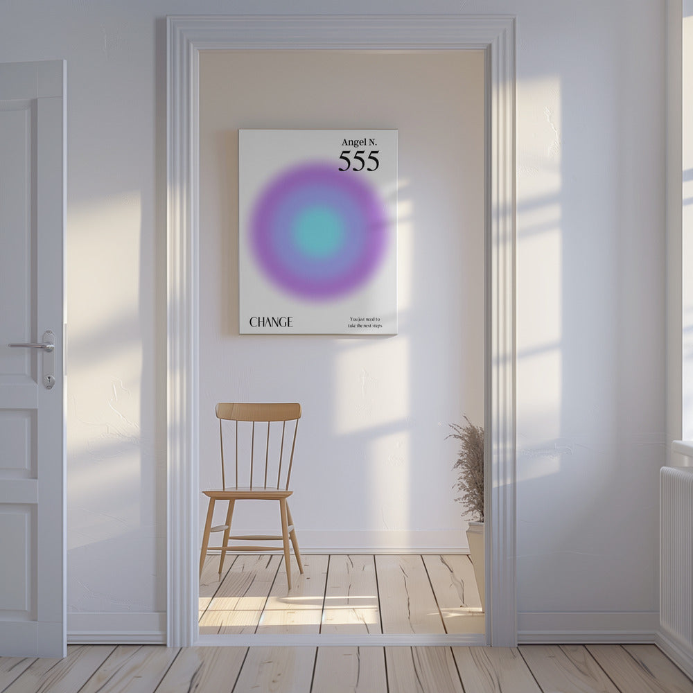 Engel Nummer 555 | Leinwand