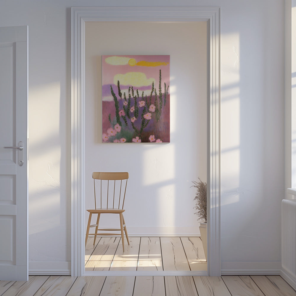 Wüstenblüte Sonnenaufgang | Leinwand