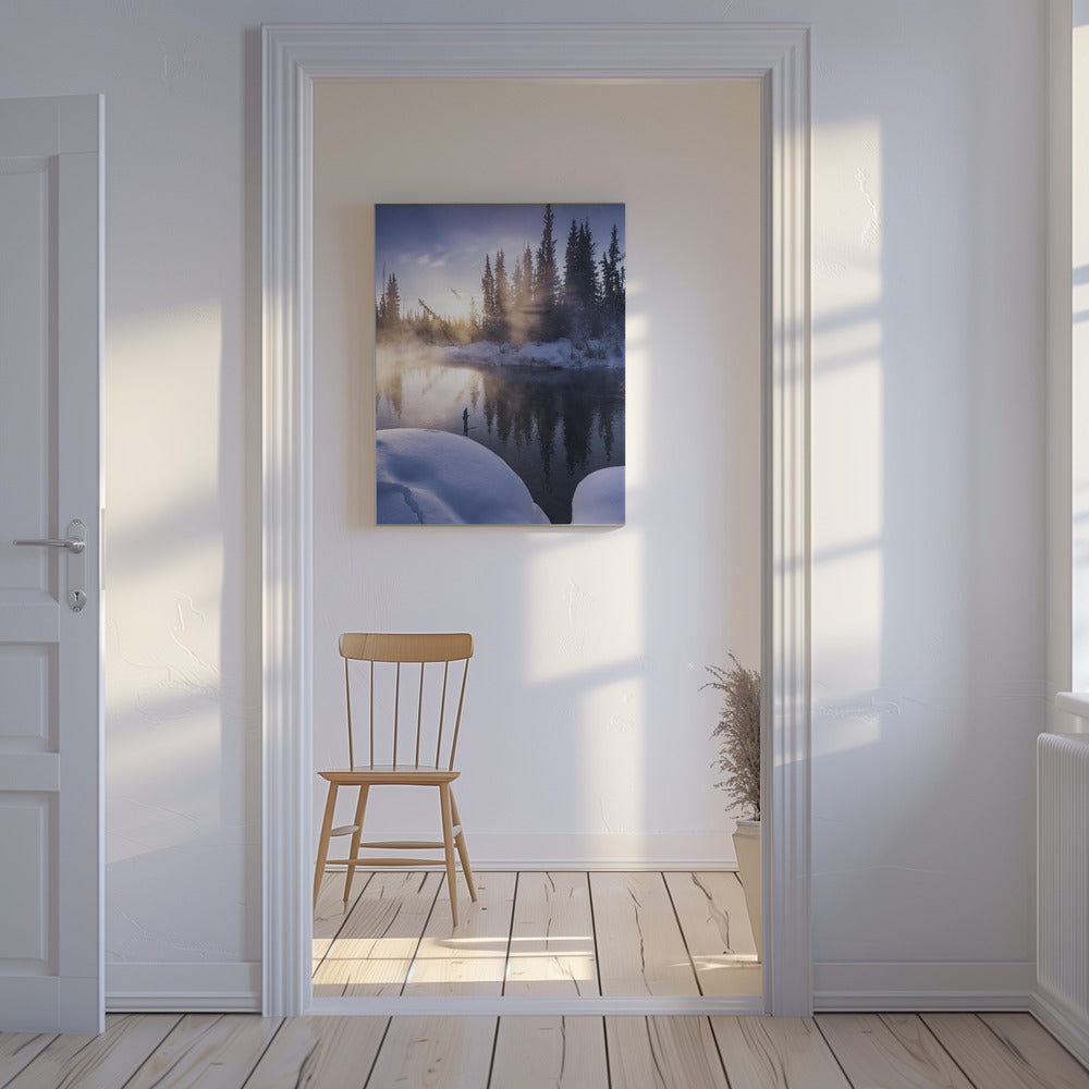 Alaskanischer Winter | Leinwand