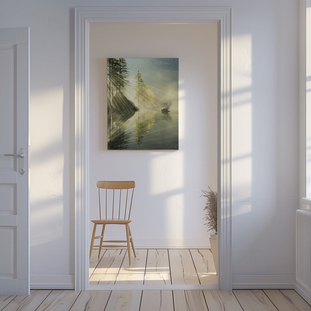 Gottesstrahlen vertikal | Leinwand