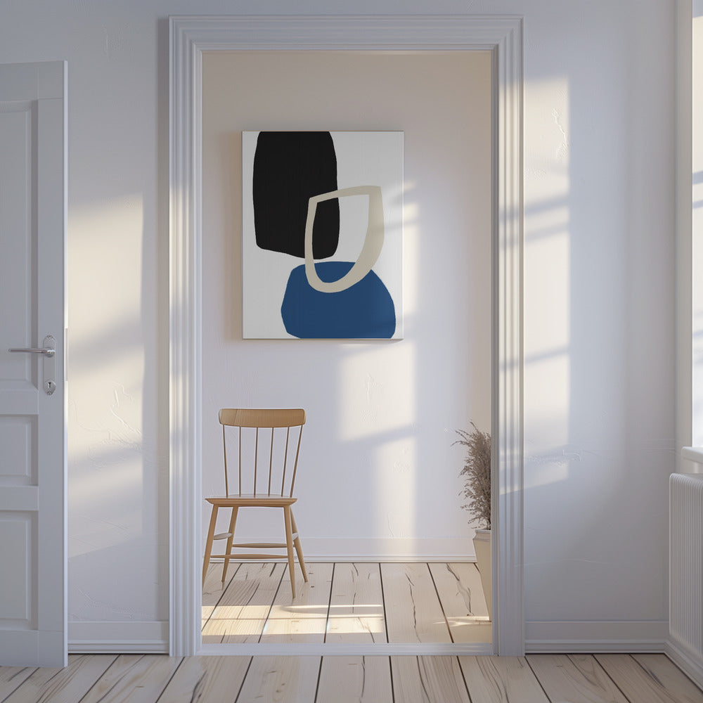 Bunte, kräftige geometrische Formen | Leinwand