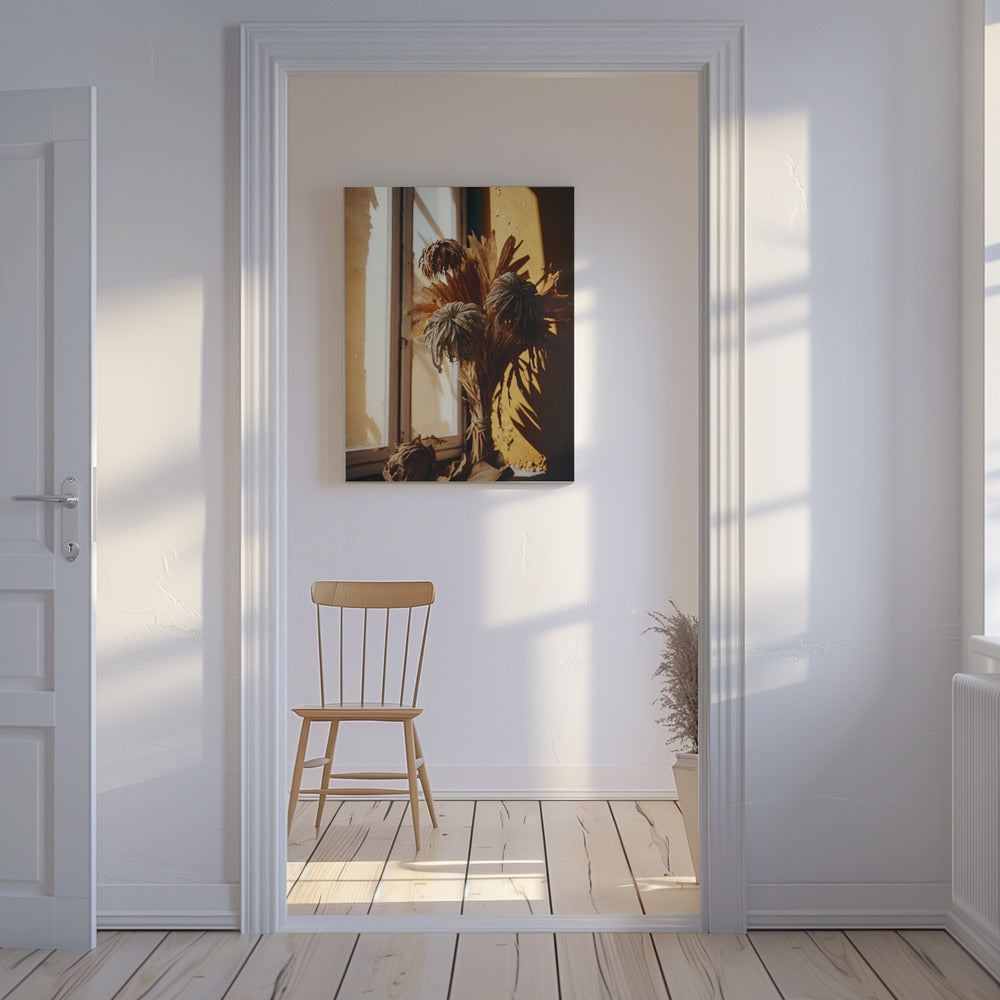 Sonnenbeschienene Silhouette | Leinwand