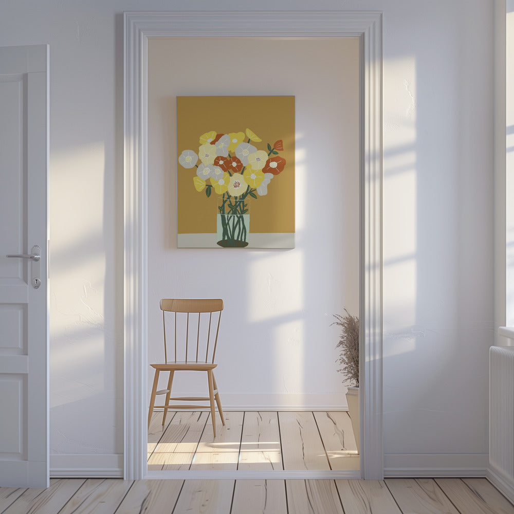Blumenvase | Leinwand
