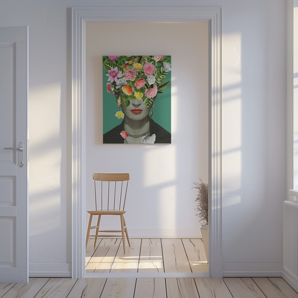 Florale Frida | Leinwand