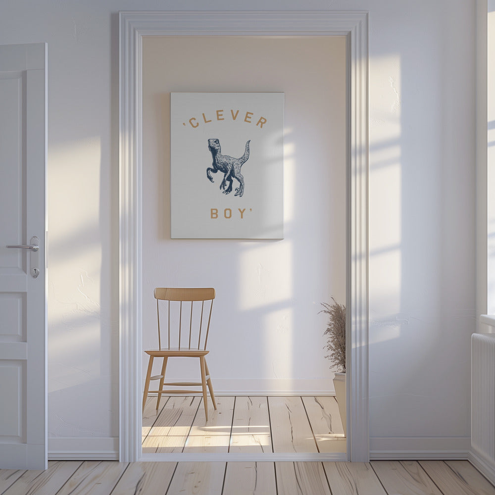 Cleverer Junge | Leinwand