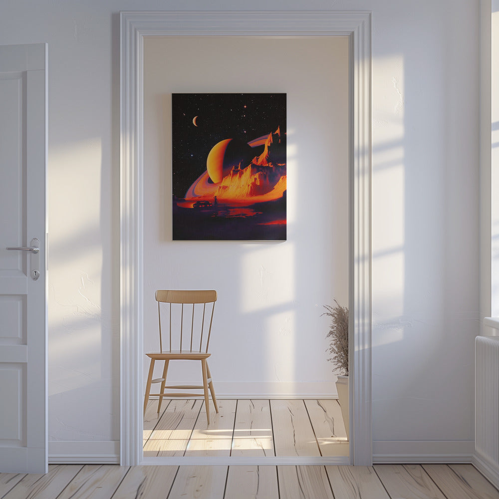Außerirdische Landschaft | Leinwand
