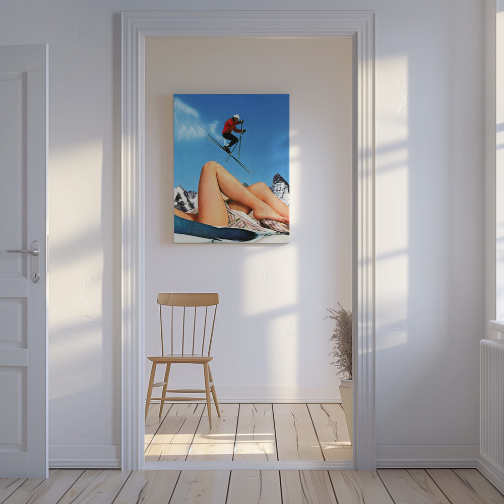 Der große Sprung | Leinwand