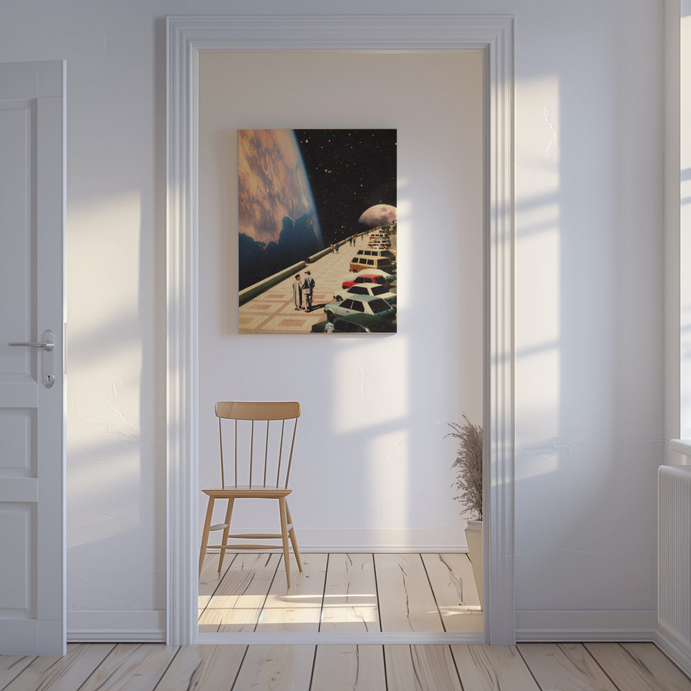 Weltraumpromenade | Leinwand