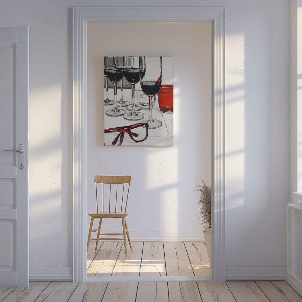 Wine & Reflection | Canvas