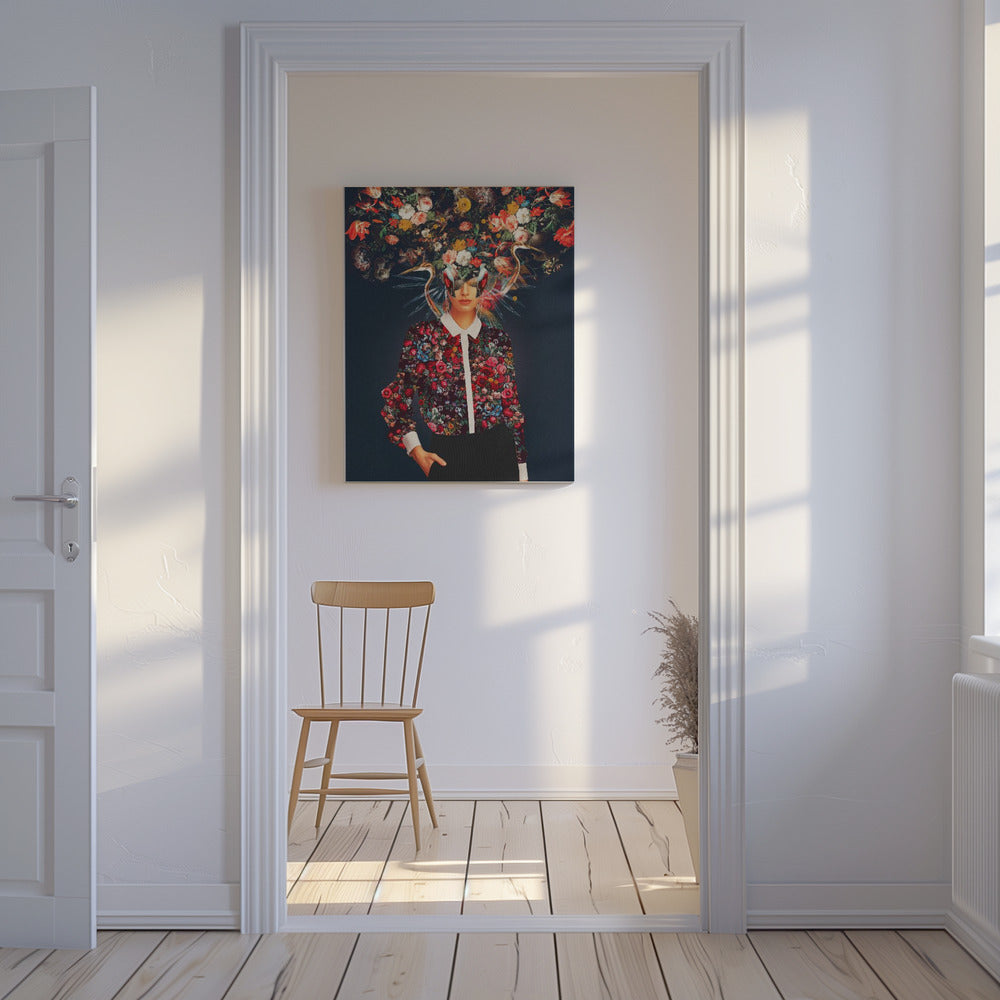 Dein Kopf war voller Farben ohne Namen | Leinwand