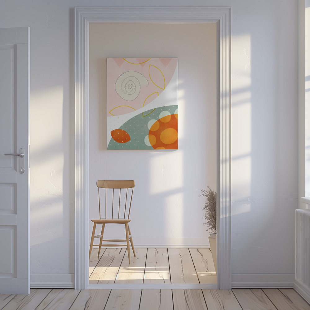 Freundliche Farben Hilma 4 | Leinwand